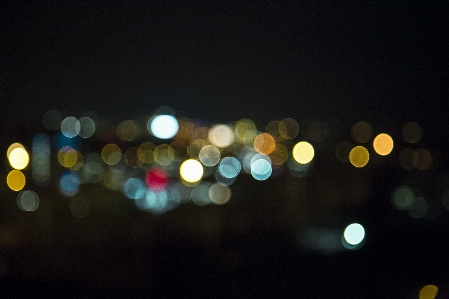 Light bokeh blur glowing Photo