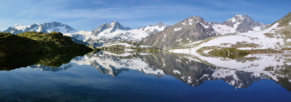 Wildnis
 berg schnee see