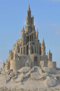 Sand building castle cathedral Photo