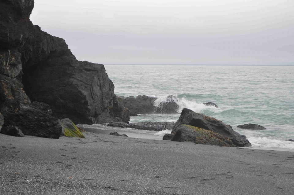 Strand meer küste rock