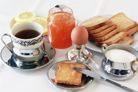 Table tea dish meal Photo