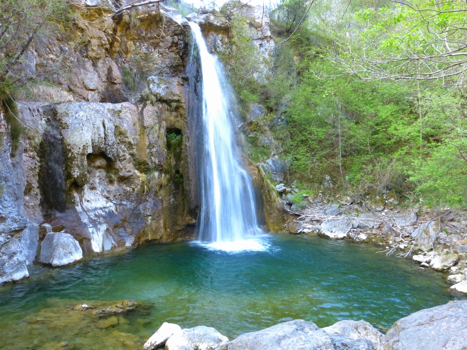 Su şelale oluşumu stream