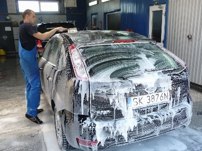 Car wheel vehicle washing Photo