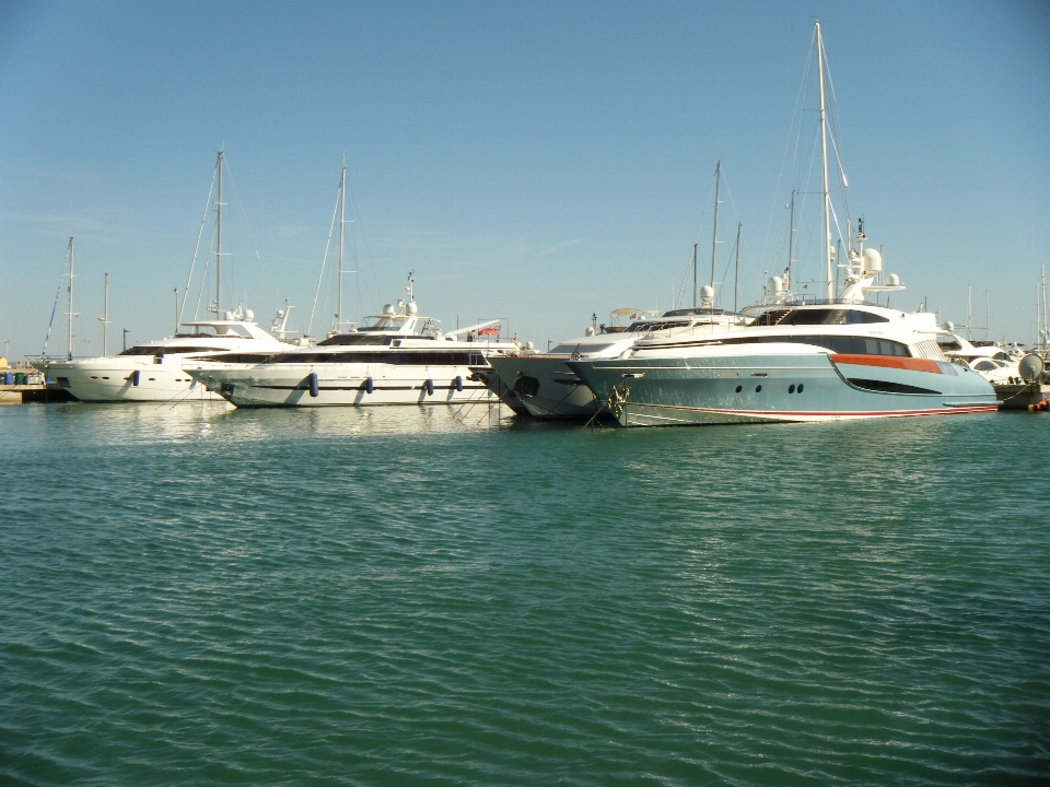 Mar água dock barco