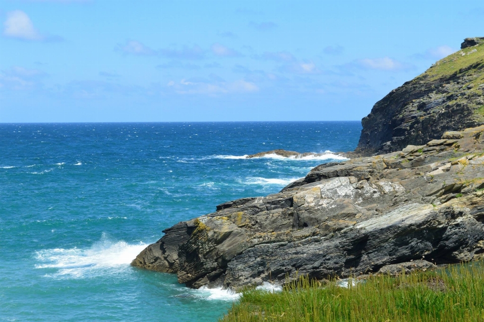 Beach landscape sea coast