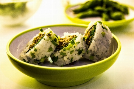 Bowl dish food green Photo