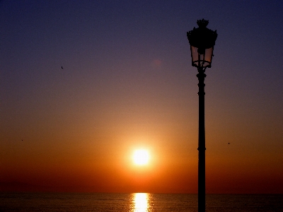 Sea ocean horizon silhouette Photo