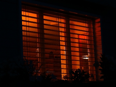 Light night window dusk Photo