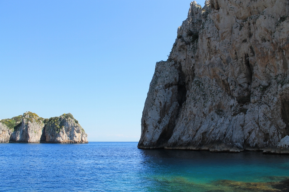 Paysage mer côte eau