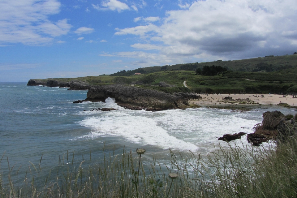 Playa paisaje mar costa