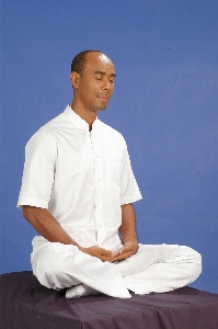 Man person balance sitting Photo