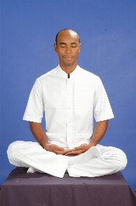 Man person balance sitting Photo