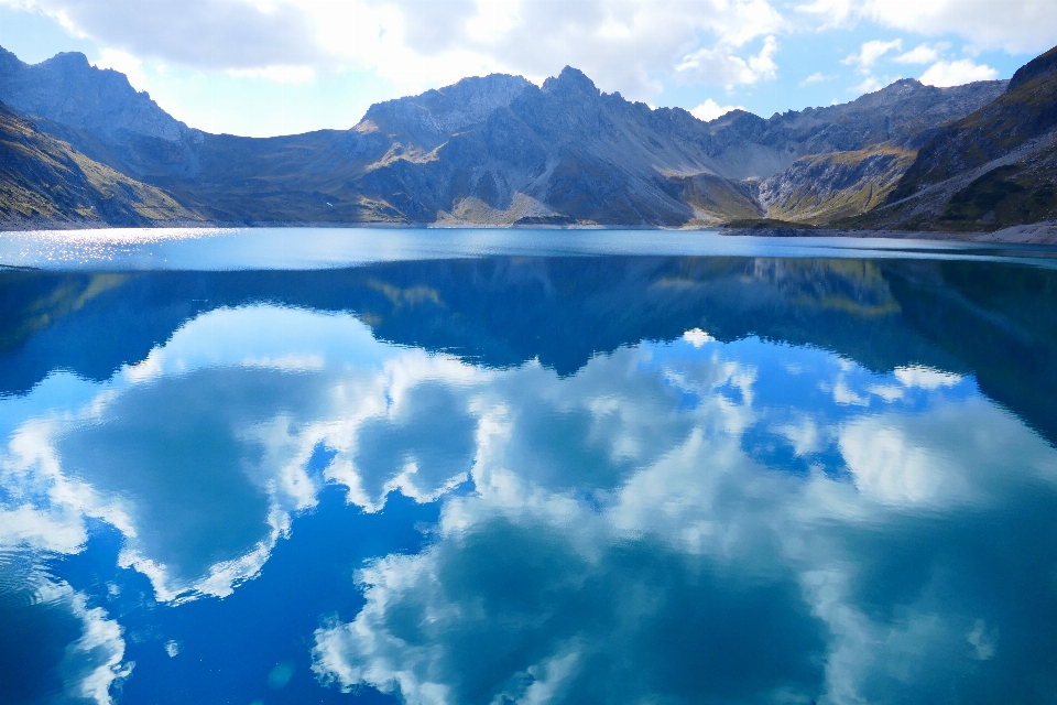 Water nature mountain cloud