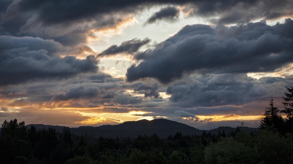 Natureza montanha nuvem céu