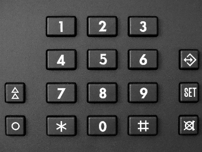 Photo Clavier nombre téléphone communication