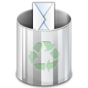 Mail,junk,trash,bin Icon