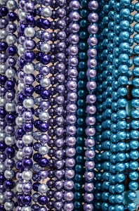 Pattern model blue bead Photo