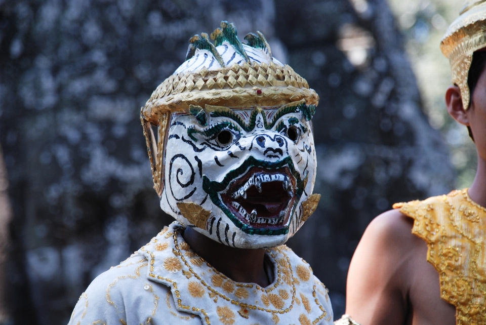 Homme personnes statue carnaval