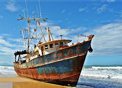 Sea coast ocean sky Photo