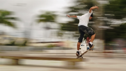 Foto Olahraga skateboard rekreasi kendaraan