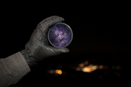 Light bokeh glove space Photo