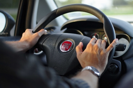 Car wheel driving direction Photo