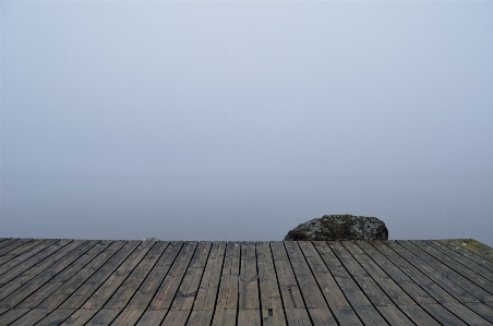 Sea water rock horizon Photo