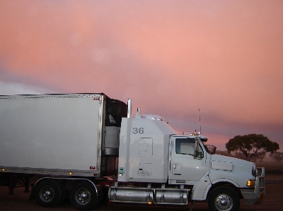 Sunset road traffic car Photo