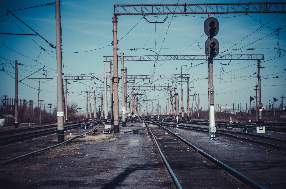 Pista ferrocarril carril tren