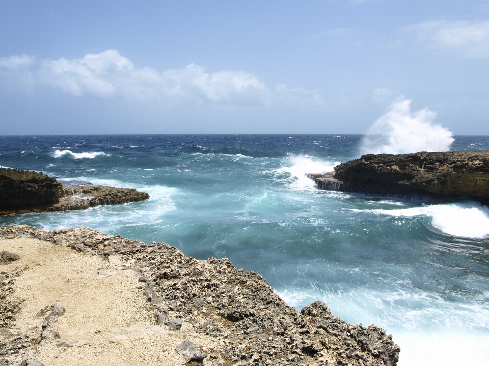 Pantai lanskap laut pesisir