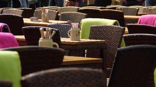 コーヒー 椅子 レストラン 装飾 写真