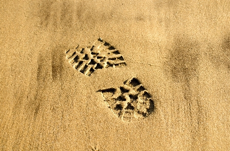 Outdoor sand shoe abstract Photo