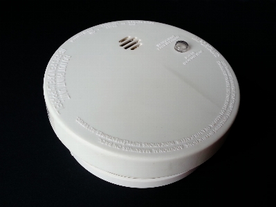 White interior smoke alarm Photo