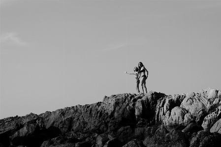 Rock 山 雪 冬 写真