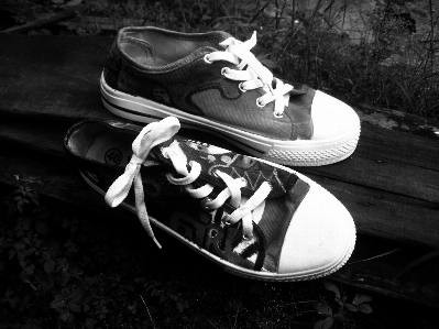 Shoe black and white sport Photo