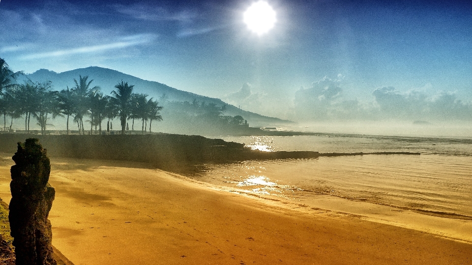 пляж пейзаж море вода