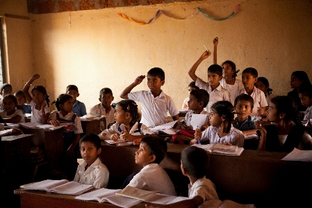 Photo Public éducation enfants garçons