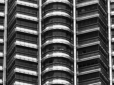 Abstract black and white architecture Photo