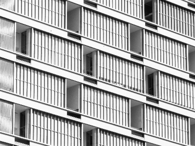 Abstract black and white architecture Photo