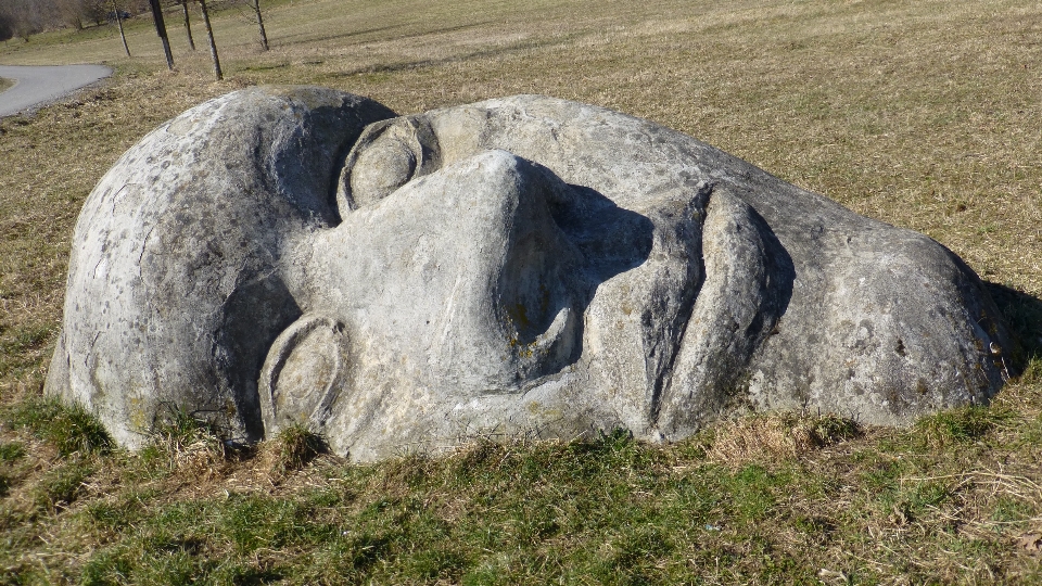 Rock monumento material rostro