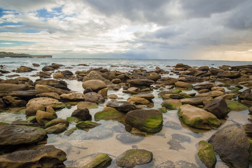 Plaża krajobraz morze wybrzeże