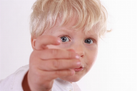 Hand person hair boy Photo