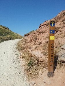 Landscape sand mountain road Photo