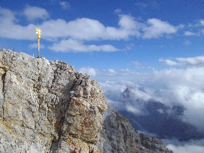 Landscape walking mountain cloud Photo