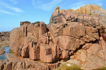 Rock valley formation cliff Photo