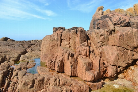 Landscape rock valley formation Photo