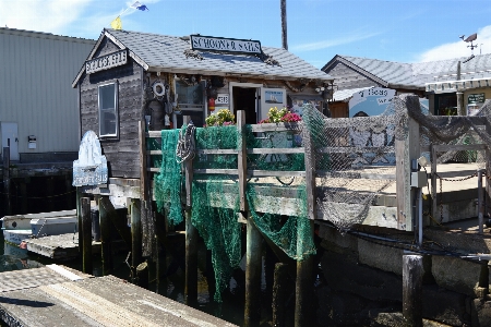 街 橋脚 輸送 小屋
 写真