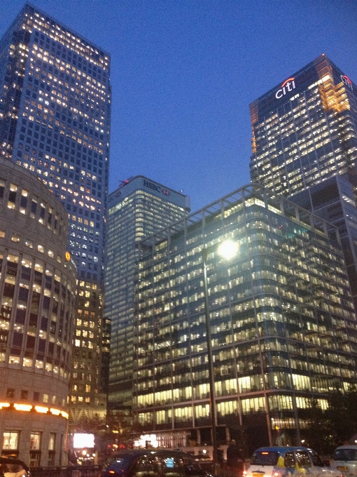 Die architektur horizont nacht gebäude