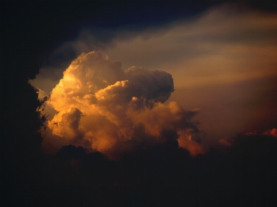 Light cloud sky sunrise Photo