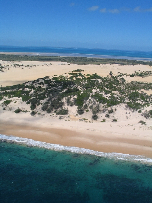 Playa paisaje mar costa